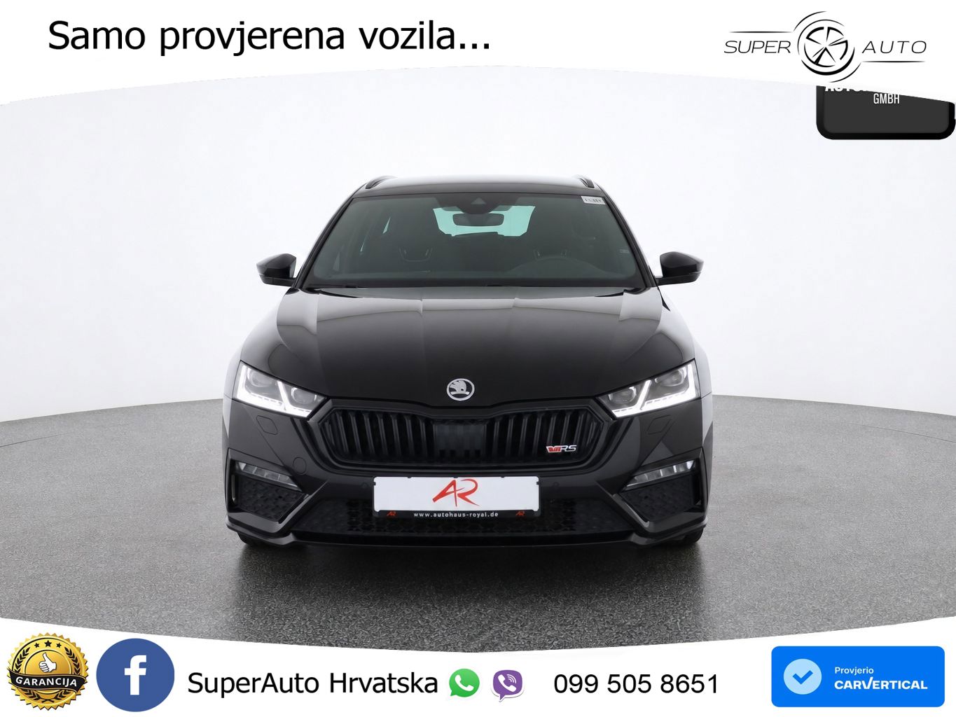 Škoda Octavia Combi RS 2.0 TDI (200 KS) DSG LED+GR SJED+ACC