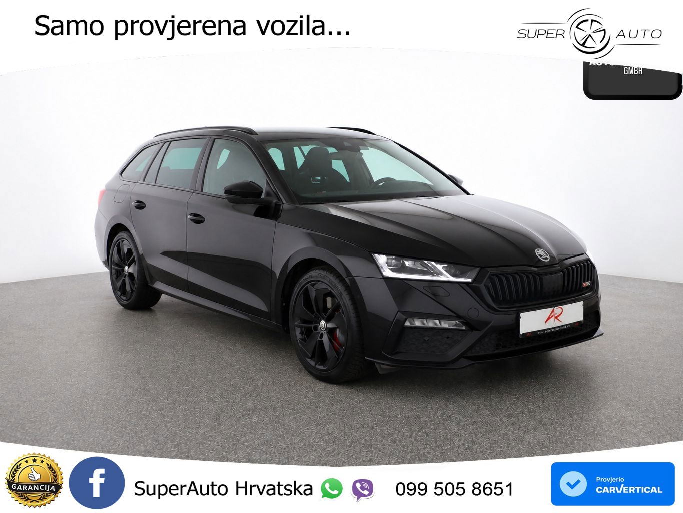 Škoda Octavia Combi RS 2.0 TDI (200 KS) DSG LED+GR SJED+ACC