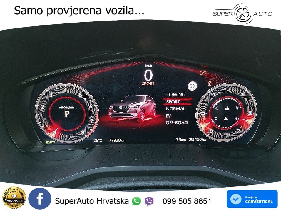 Mazda CX-60 2.5 e-Skyactiv (328 KS) AWD Automatic MATRIX+GR SJED+KAM