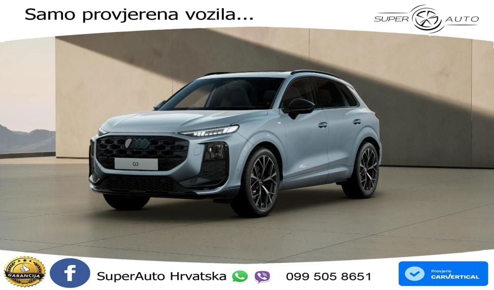 Audi Q3 2.0 TFSI (265 KS) quattro S tronic ACC+HEAD+GR SJED+360+PANO