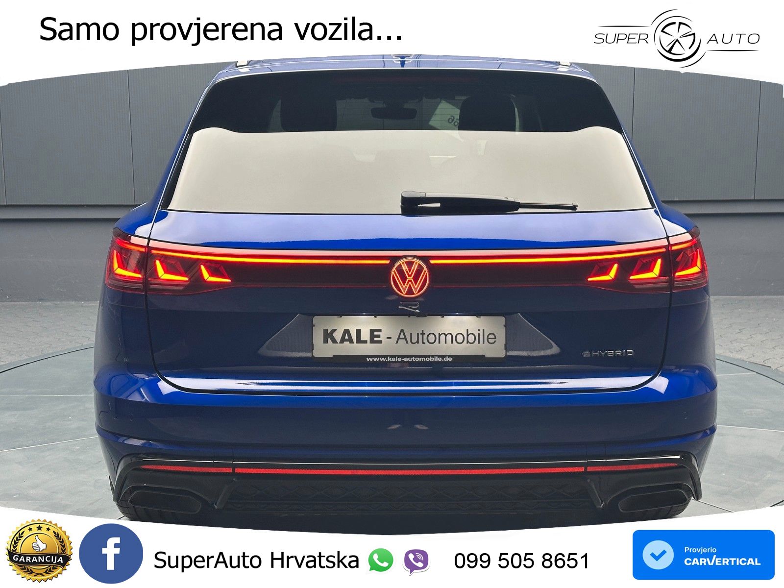 Volkswagen Touareg R 3.0 V6 TFSI (462 KS) 4MOTION Tiptronic LED+GR SJED+ACC