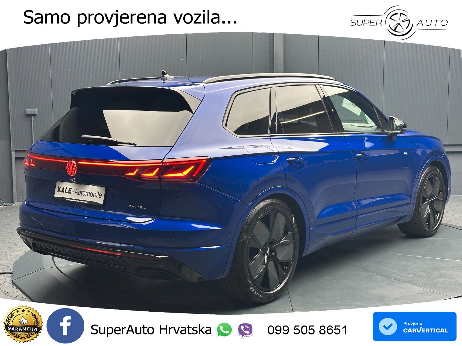 Volkswagen Touareg R 3.0 V6 TFSI (462 KS) 4MOTION Tiptronic LED+GR SJED+ACC