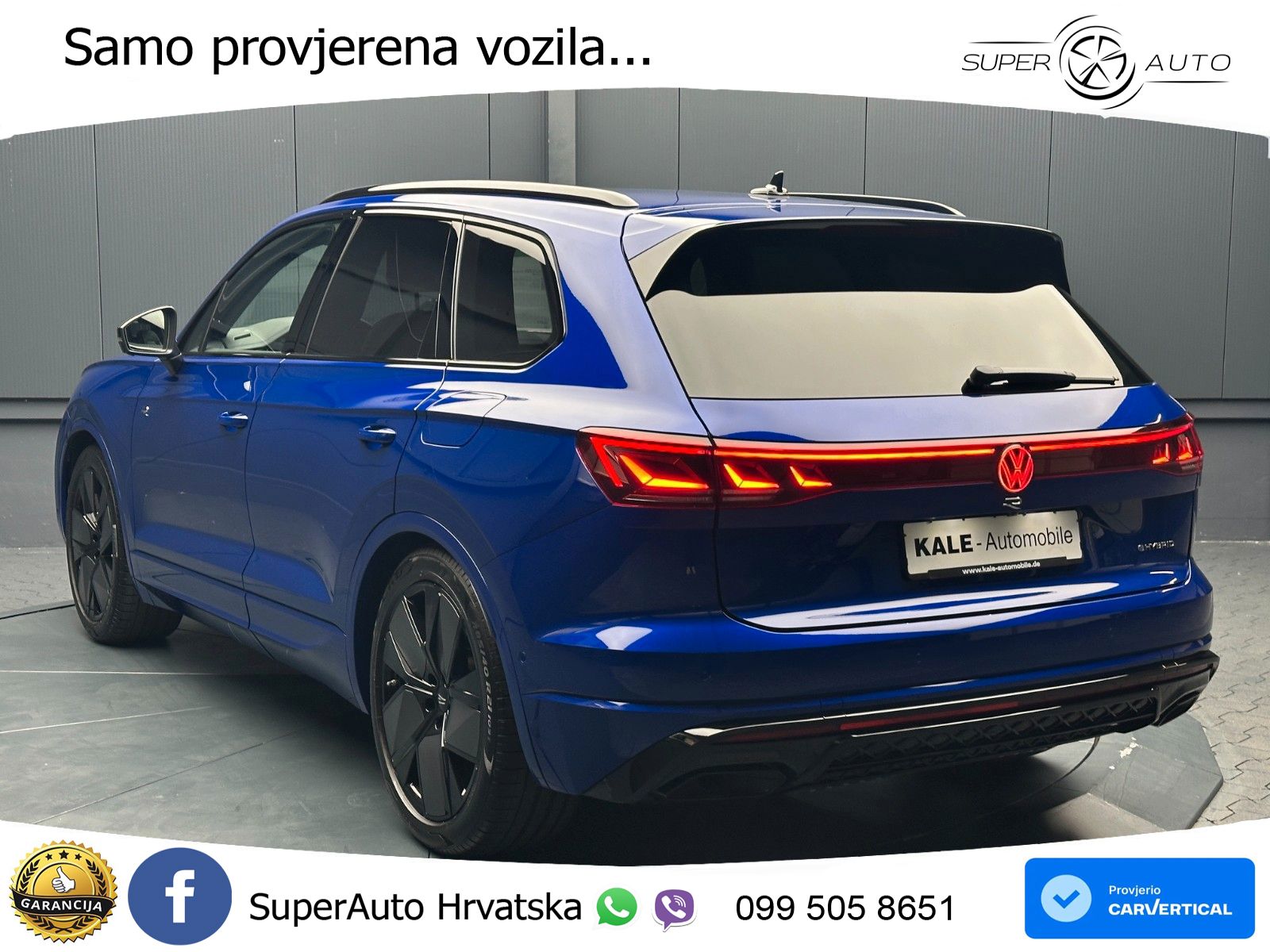Volkswagen Touareg R 3.0 V6 TFSI (462 KS) 4MOTION Tiptronic LED+GR SJED+ACC