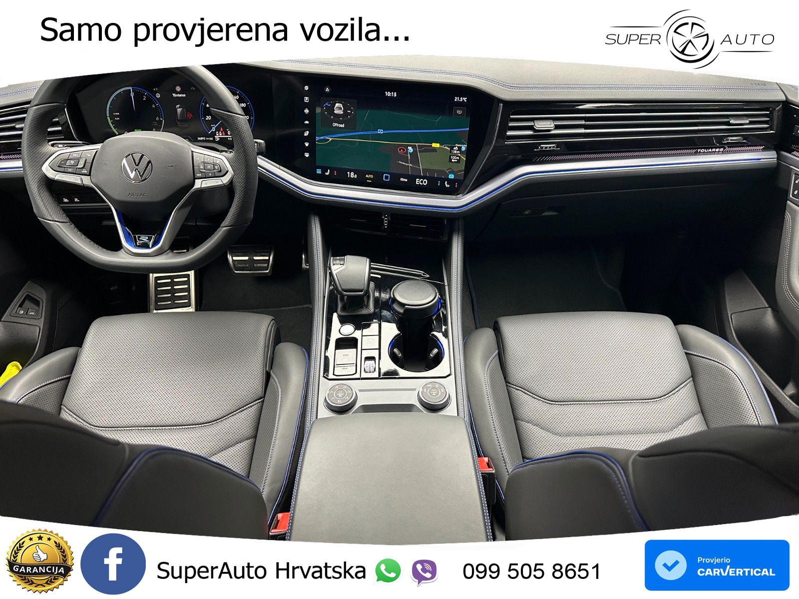 Volkswagen Touareg R 3.0 V6 TFSI (462 KS) 4MOTION Tiptronic LED+GR SJED+ACC