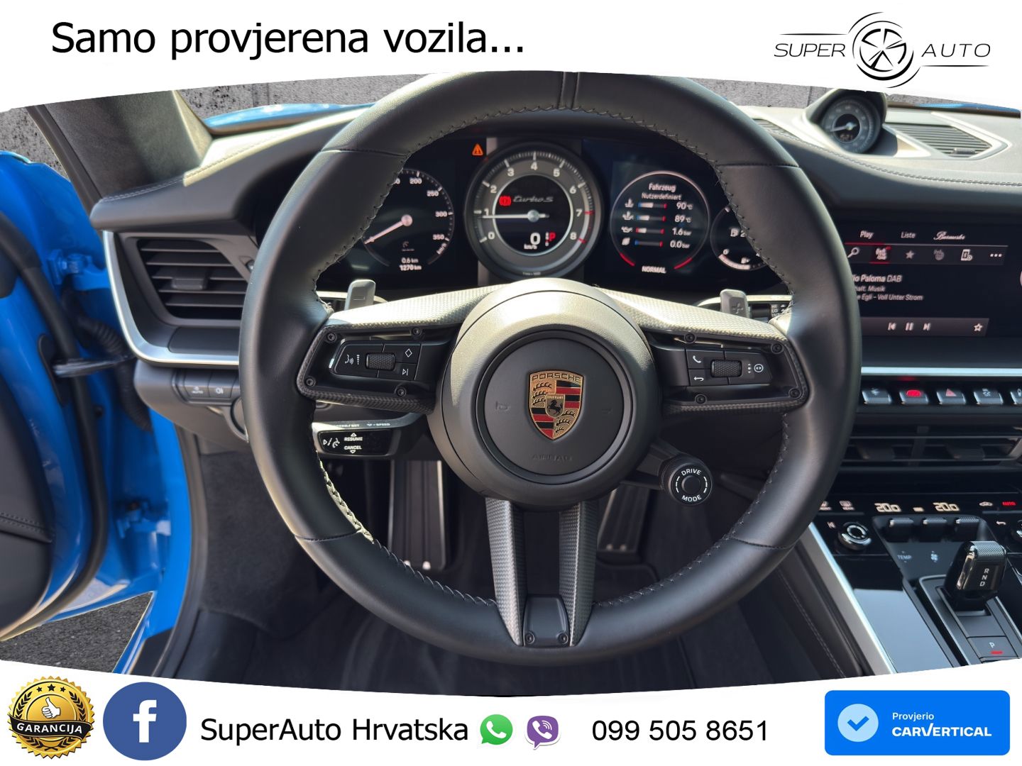 Porsche 911 Turbo S 3.8 (650 KS) PDK LED+GR SJED+ACC
