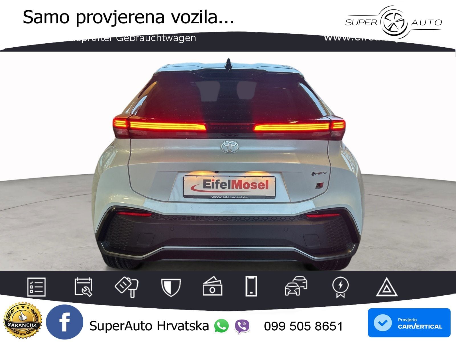 Toyota C-HR 2.0 (198 KS) Hybrid AWD e-CVT GR Sport LED+GR SJED+ACC