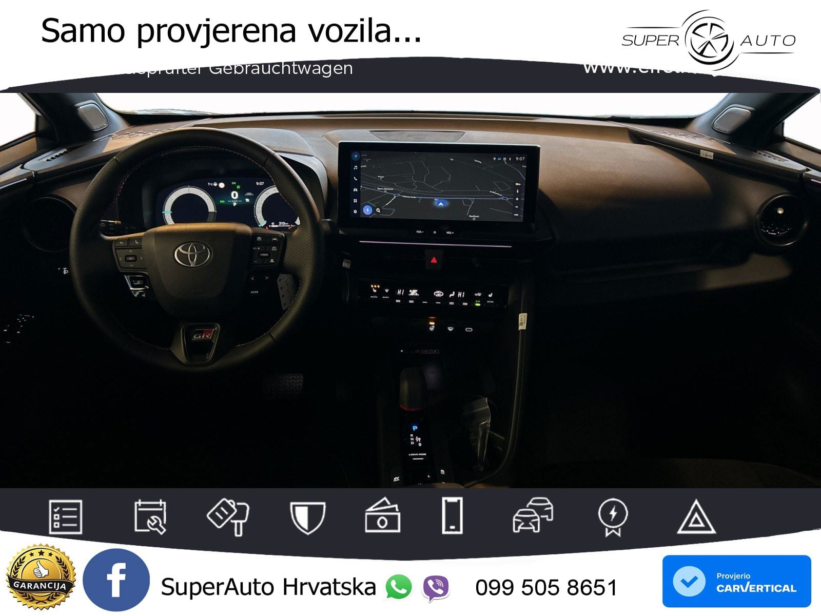 Toyota C-HR 2.0 (198 KS) Hybrid AWD e-CVT GR Sport LED+GR SJED+ACC