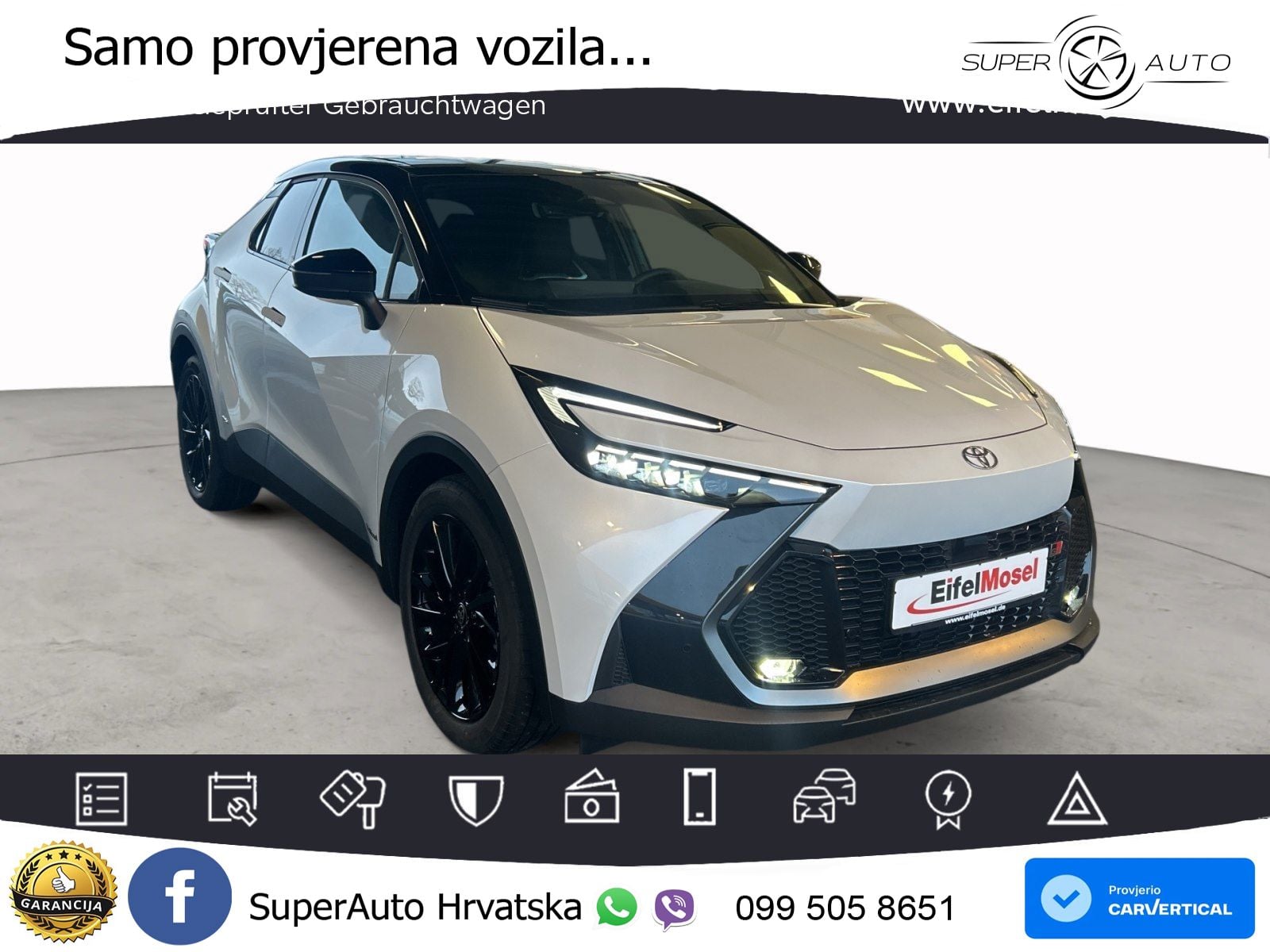 Toyota C-HR 2.0 (198 KS) Hybrid AWD e-CVT GR Sport LED+GR SJED+ACC