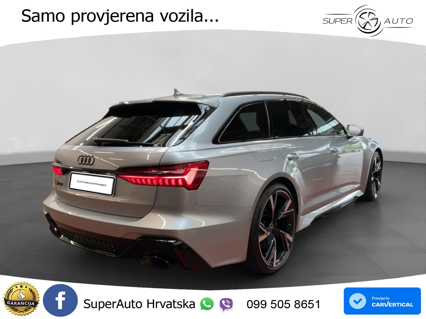 Audi RS6 Avant 4.0 TFSI V8 (600 KS) quattro Tiptronic Kuka LED+GR SJED+ACC