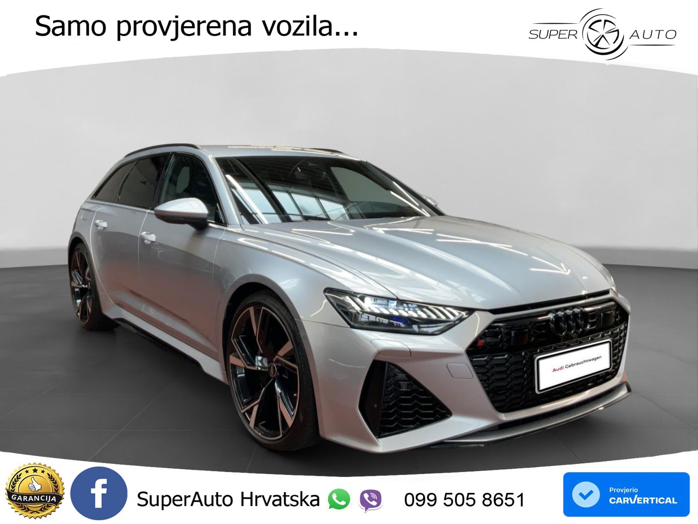 Audi RS6 Avant 4.0 TFSI V8 (600 KS) quattro Tiptronic Kuka LED+GR SJED+ACC