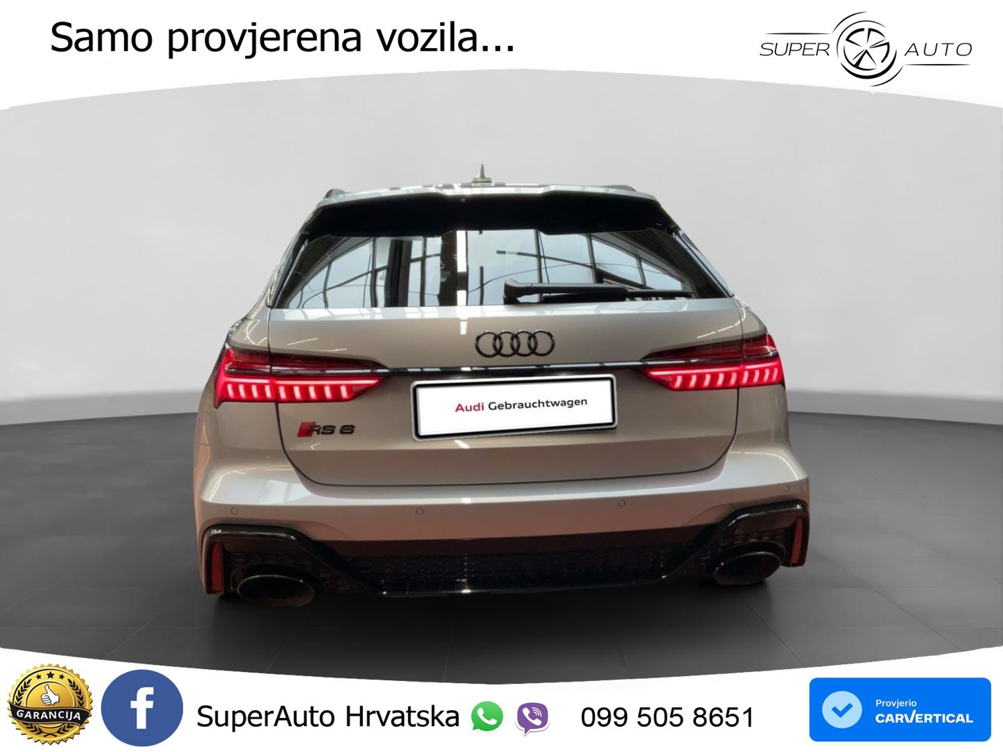 Audi RS6 Avant 4.0 TFSI V8 (600 KS) quattro Tiptronic Kuka LED+GR SJED+ACC