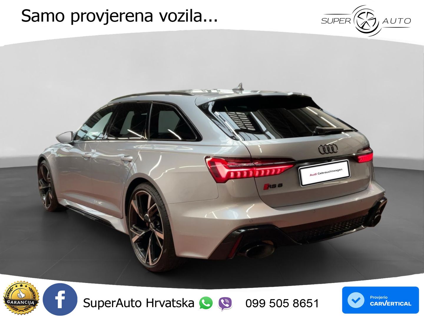 Audi RS6 Avant 4.0 TFSI V8 (600 KS) quattro Tiptronic Kuka LED+GR SJED+ACC