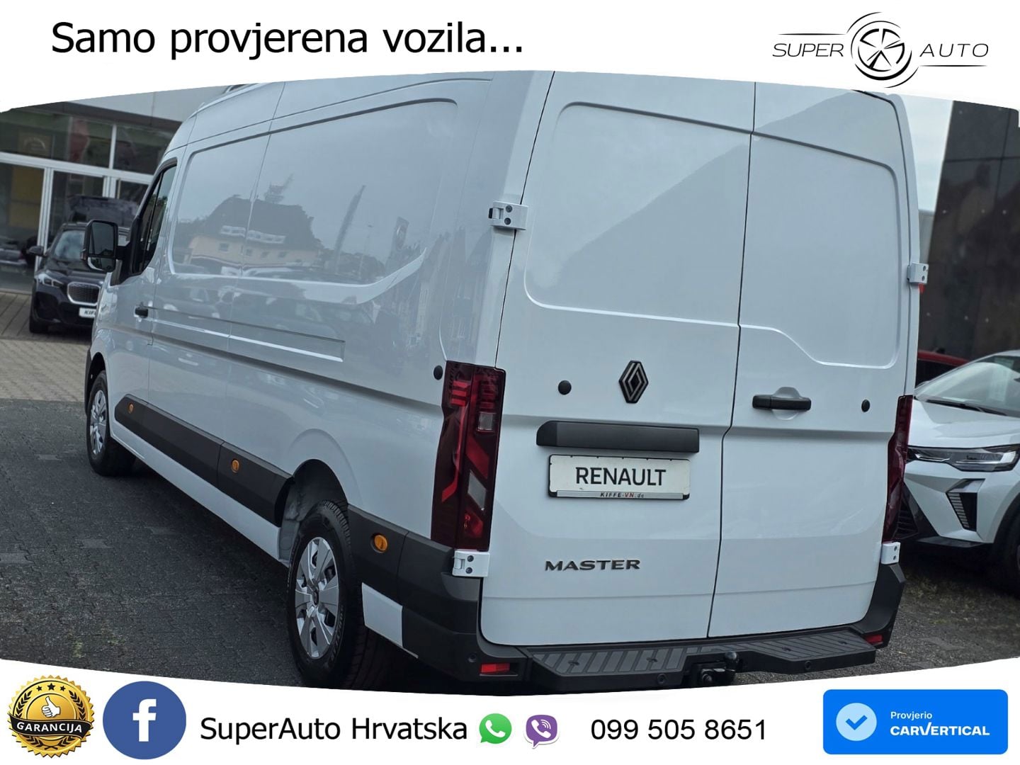 Renault Master L3H2 150 Extra Kamera AHK NAVI WSS-Heizba 150 KS