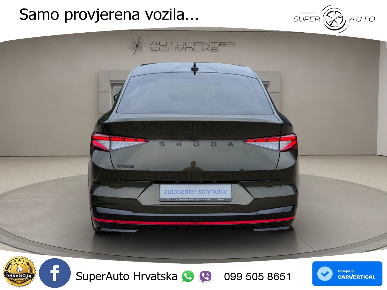 Škoda Enyaq iV RS 82 kWh (340 KS) AWD Suite MATRIX+GR SJED+KAM