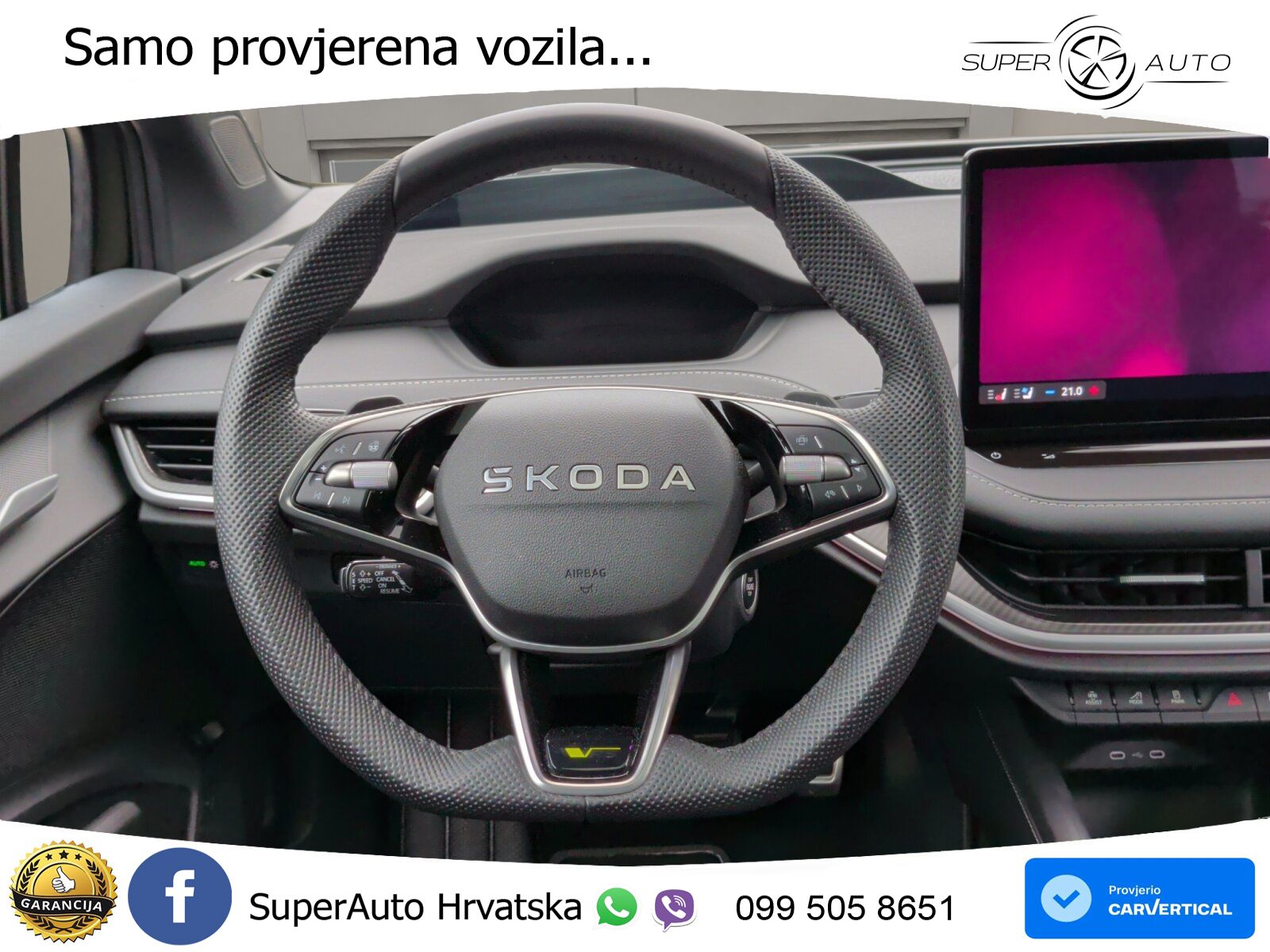 Škoda Enyaq iV RS 82 kWh (340 KS) AWD Suite MATRIX+GR SJED+KAM