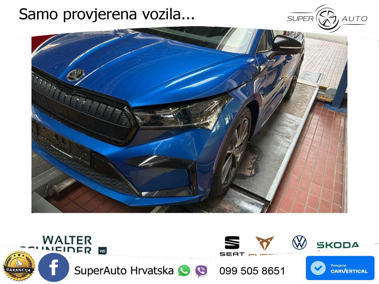 Škoda Enyaq iV 80 82 kWh (204 KS) SportLine MATRIX+GR SJED+KAM