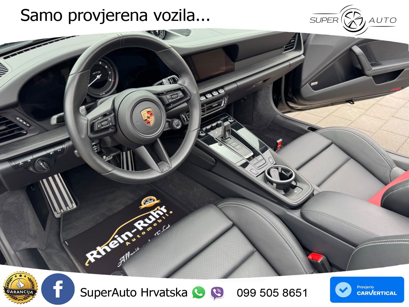 Porsche 911 Carrera 4 GTS Cabriolet 3.0 (480 KS) PDK LED+GR SJED+ACC
