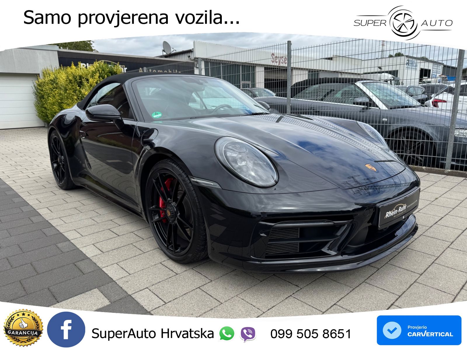 Porsche 911 Carrera 4 GTS Cabriolet 3.0 (480 KS) PDK LED+GR SJED+ACC