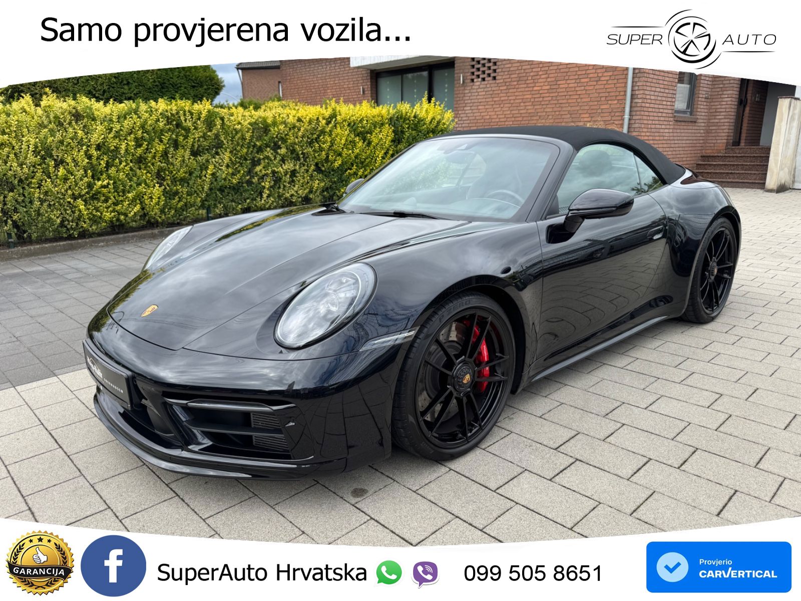 Porsche 911 Carrera 4 GTS Cabriolet 3.0 (480 KS) PDK LED+GR SJED+ACC