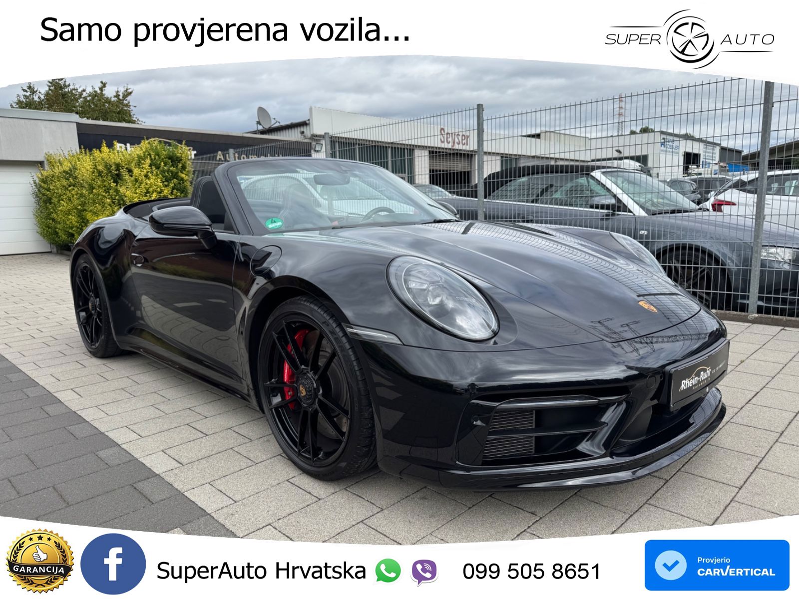 Porsche 911 Carrera 4 GTS Cabriolet 3.0 (480 KS) PDK LED+GR SJED+ACC