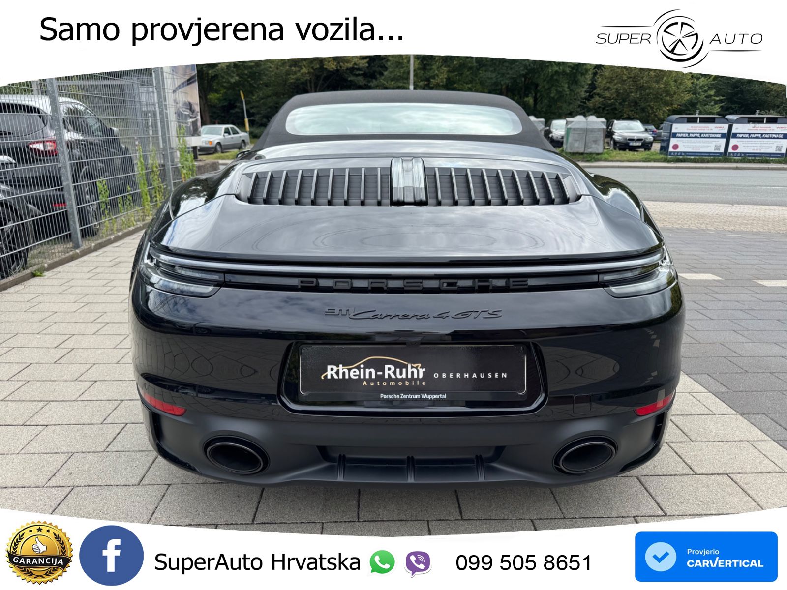 Porsche 911 Carrera 4 GTS Cabriolet 3.0 (480 KS) PDK LED+GR SJED+ACC