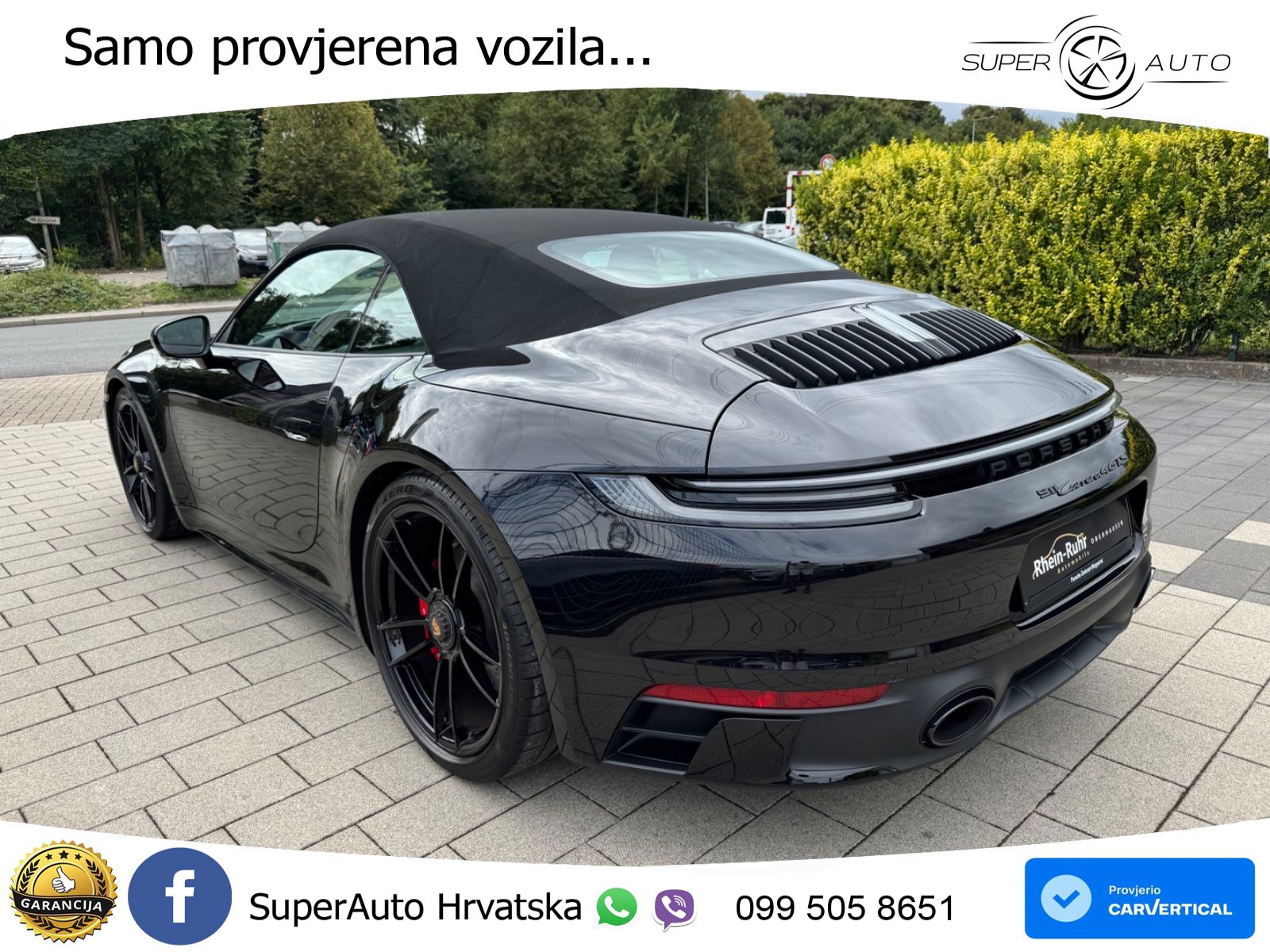 Porsche 911 Carrera 4 GTS Cabriolet 3.0 (480 KS) PDK LED+GR SJED+ACC