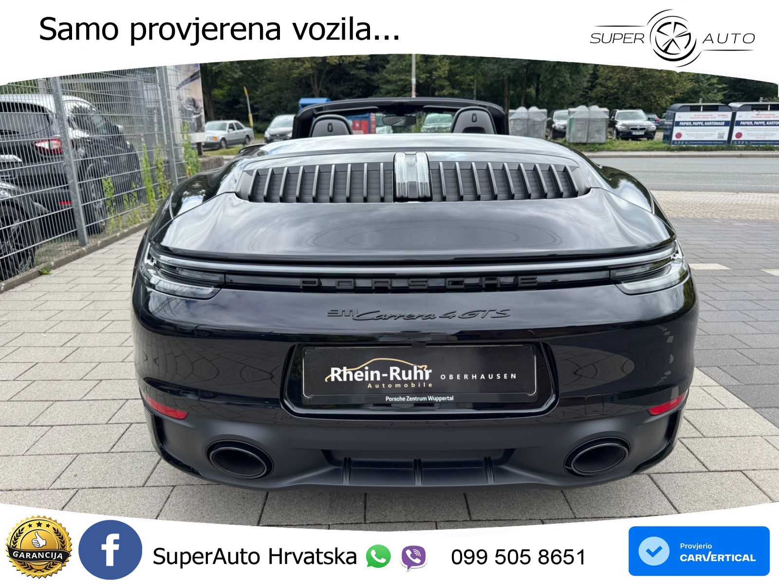 Porsche 911 Carrera 4 GTS Cabriolet 3.0 (480 KS) PDK LED+GR SJED+ACC