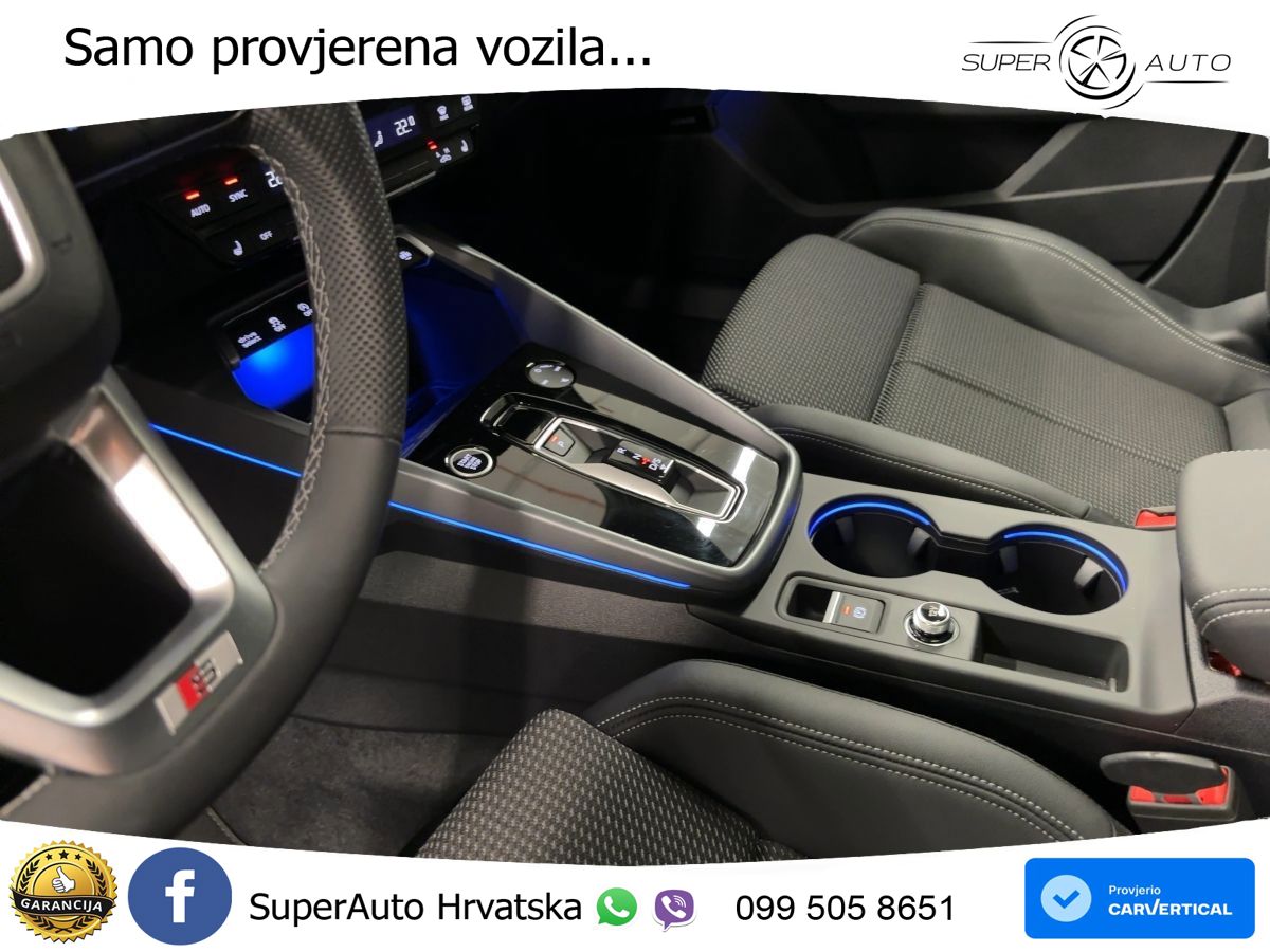 Audi A3 Limuzina 35 TFSI (150 KS) S tronic S line LED+GR SJED+ACC
