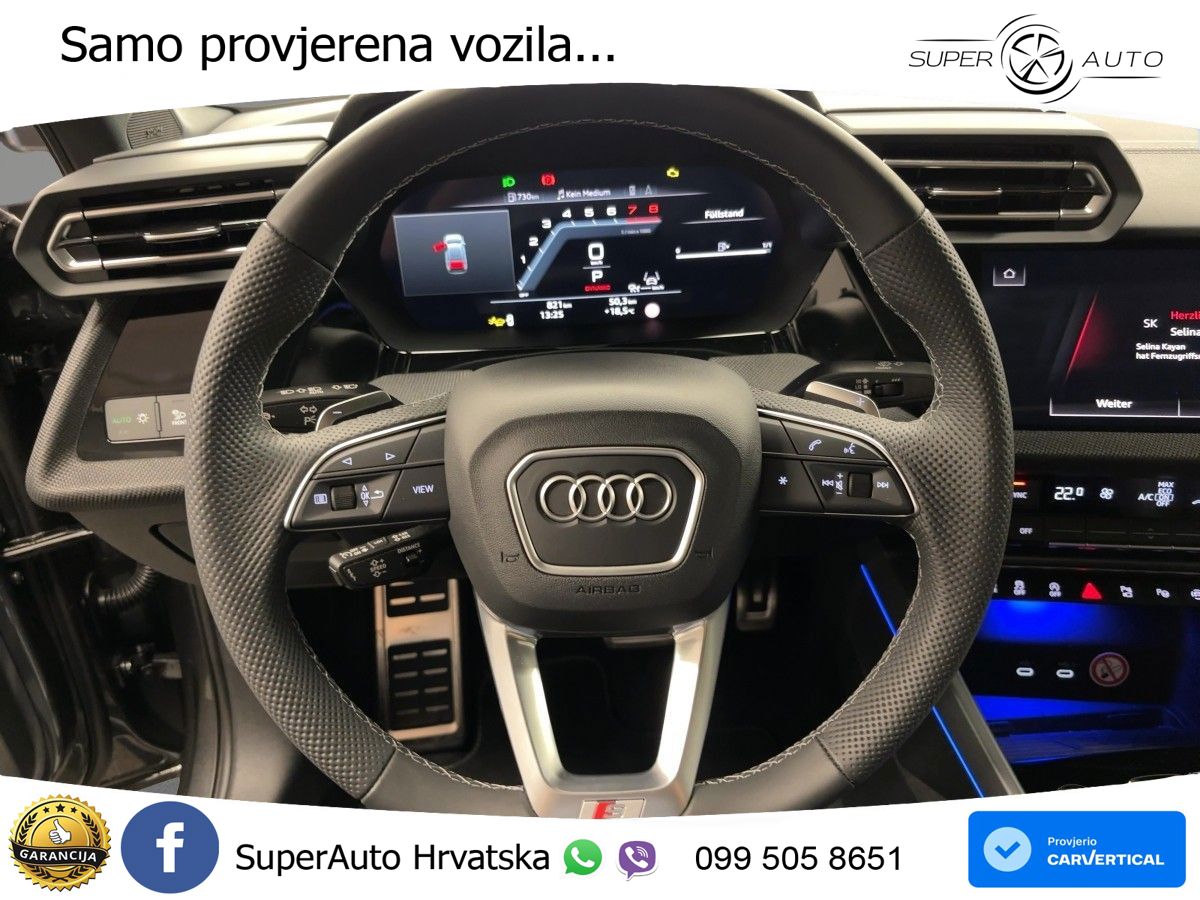 Audi A3 Limuzina 35 TFSI (150 KS) S tronic S line LED+GR SJED+ACC