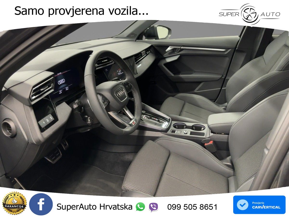 Audi A3 Limuzina 35 TFSI (150 KS) S tronic S line LED+GR SJED+ACC