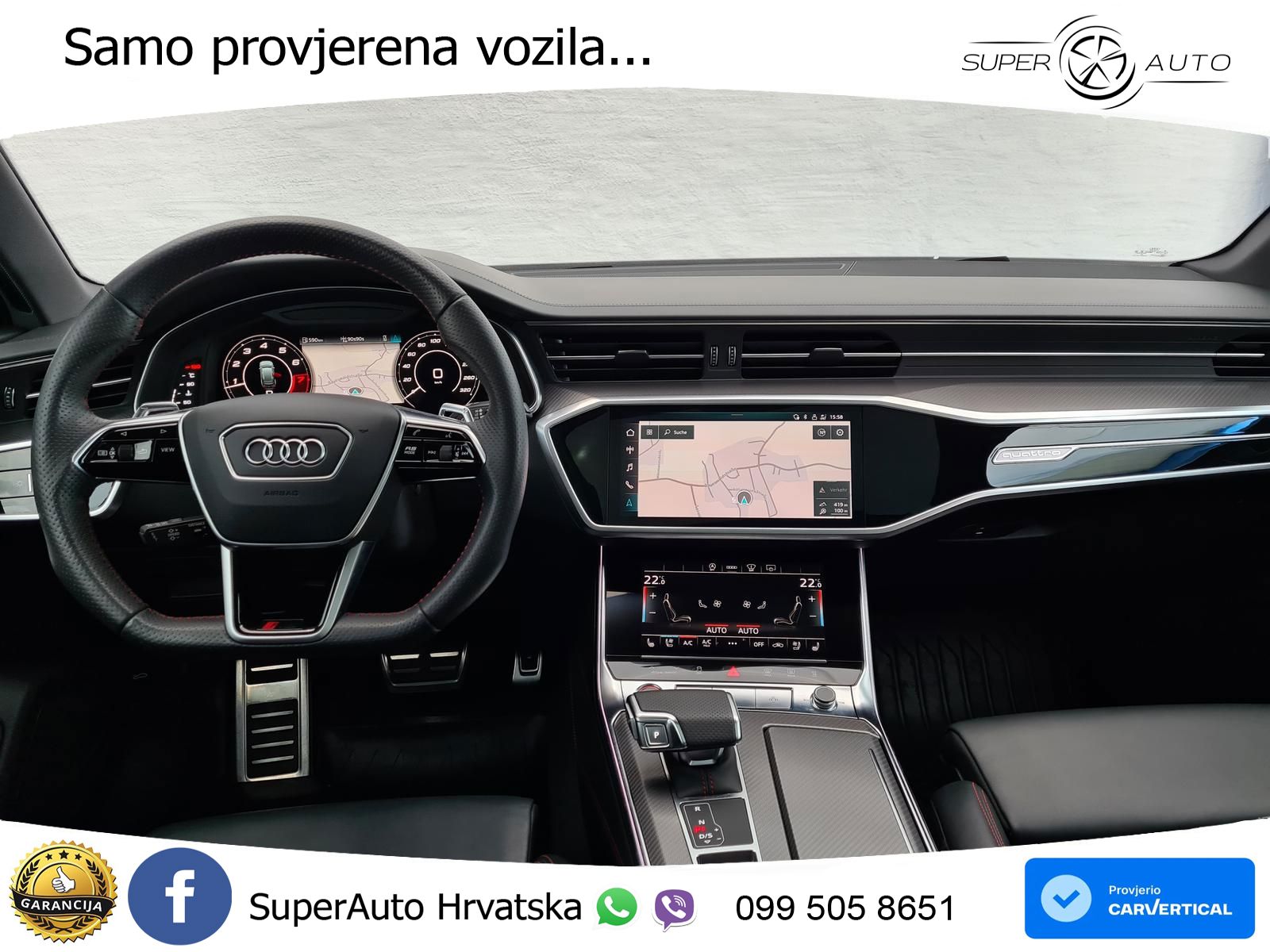 Audi RS6 Avant 4.0 TFSI V8 (600 KS) quattro Tiptronic MATRIX+GR SJED+KAM