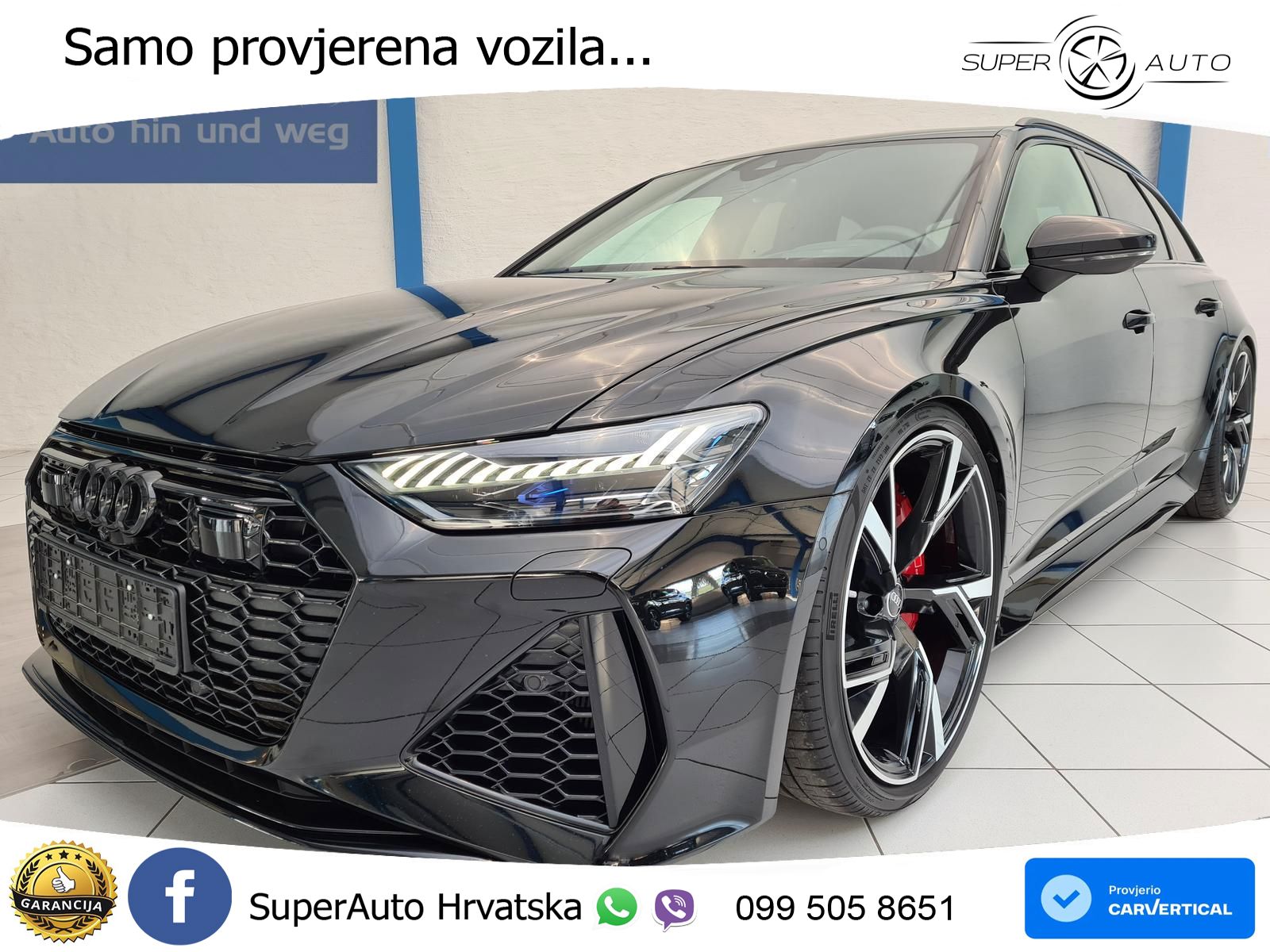Audi RS6 Avant 4.0 TFSI V8 (600 KS) quattro Tiptronic MATRIX+GR SJED+KAM