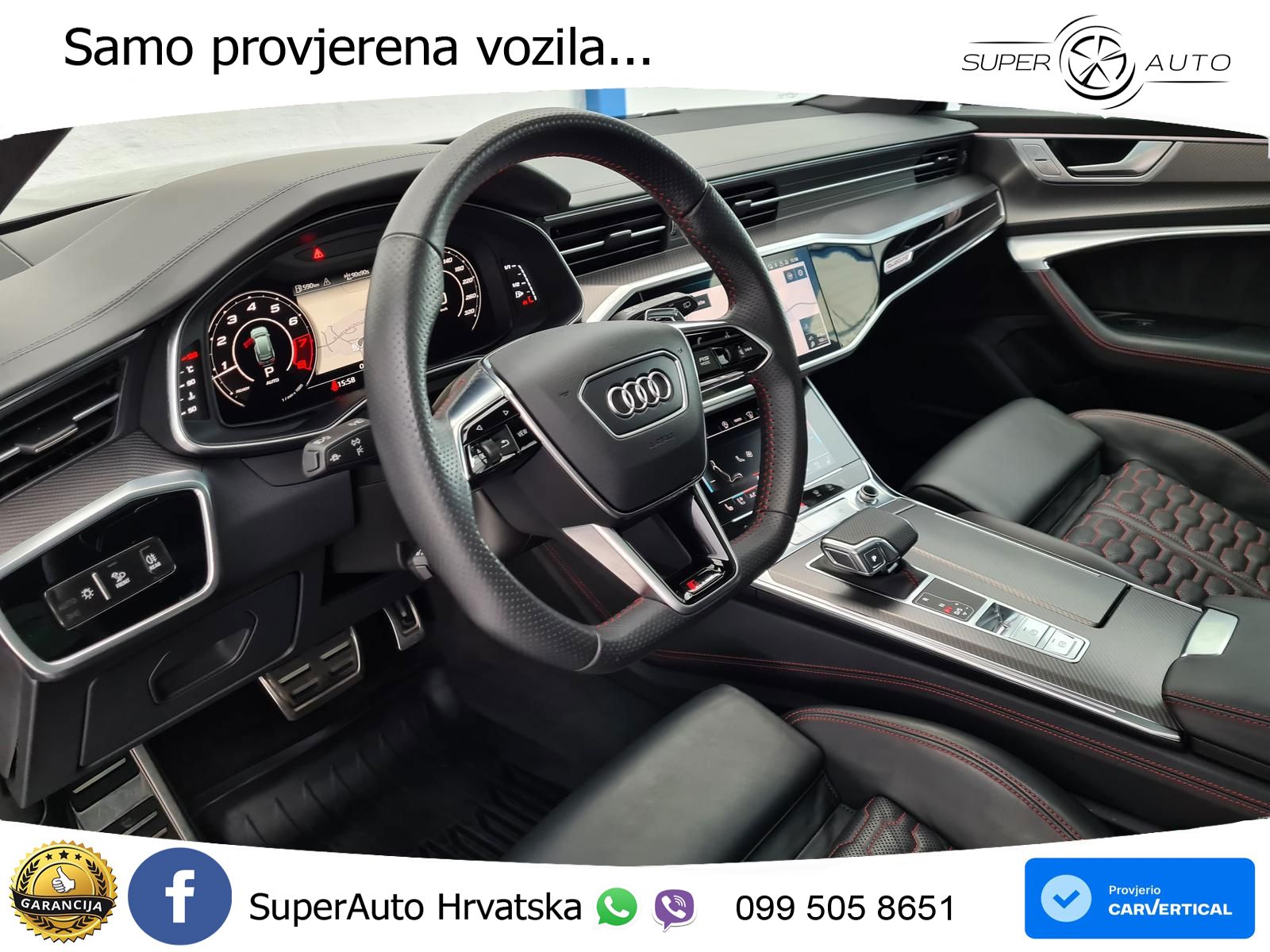 Audi RS6 Avant 4.0 TFSI V8 (600 KS) quattro Tiptronic MATRIX+GR SJED+KAM