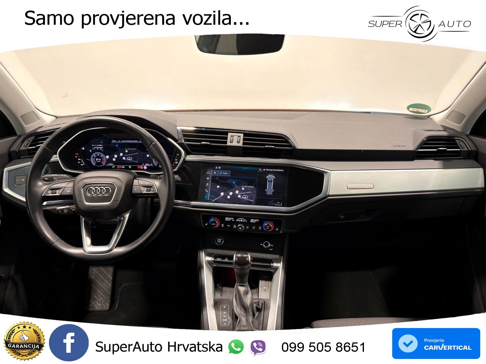 Audi Q3 40 TDI (200 KS) quattro S tronic advanced LED+GR SJED+ACC