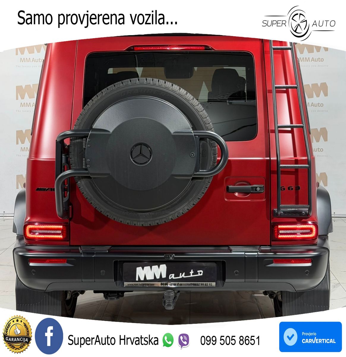 Mercedes AMG G 63 Long V8 (585 KS) 4MATIC 9G-TRONIC AMG SPEEDSHIFT TCT ZRAČNI+ACC+GR SJED+360