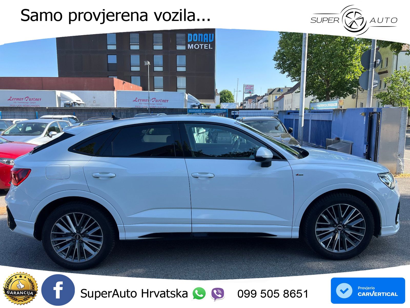 Audi Q3 Sportback 40 TDI (200 KS) quattro S tronic S line LED+GR SJED+ACC