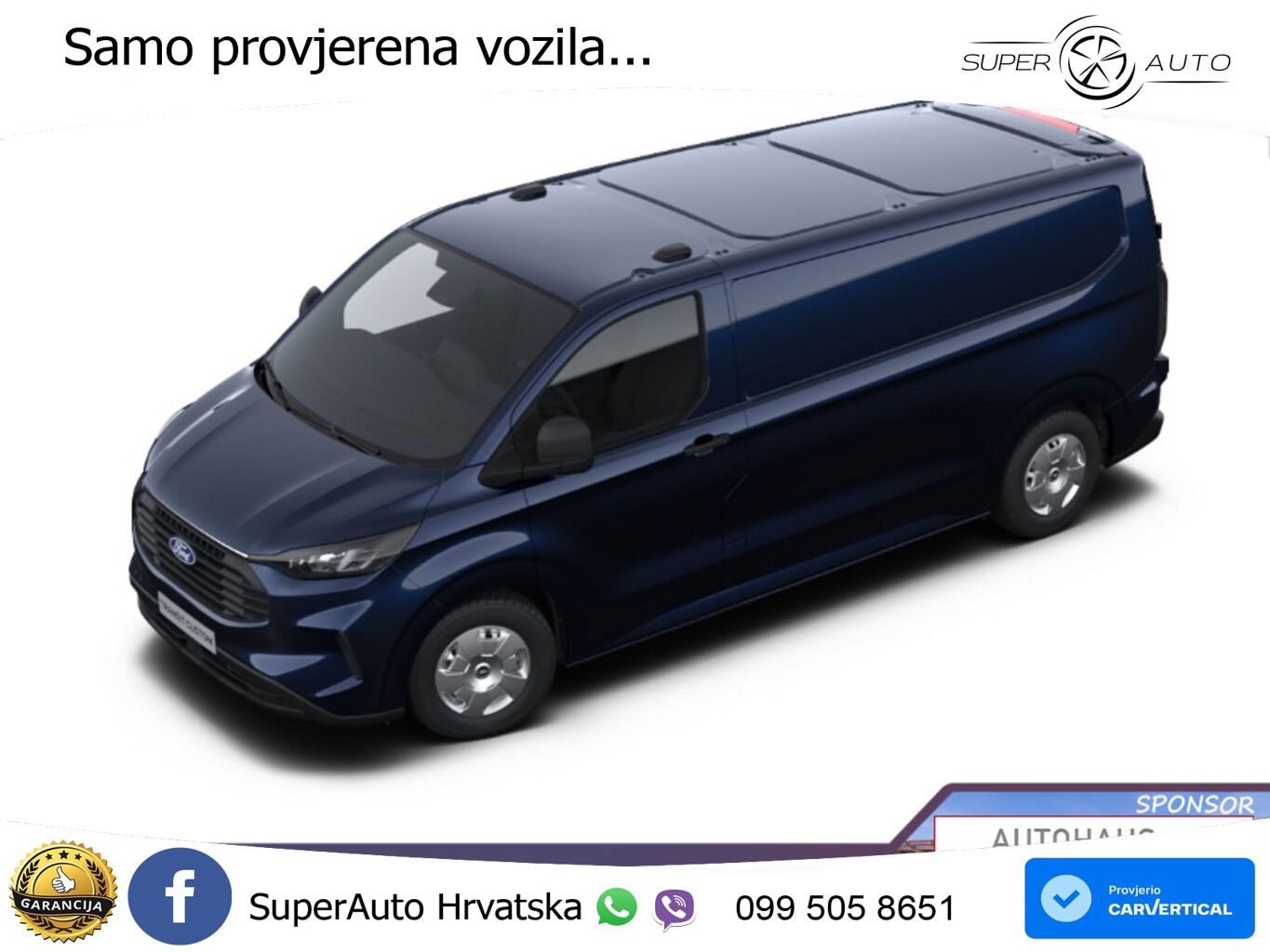Ford Transit Custom Trend 320L2 SHZ Kam UVP-41%* 150 KS