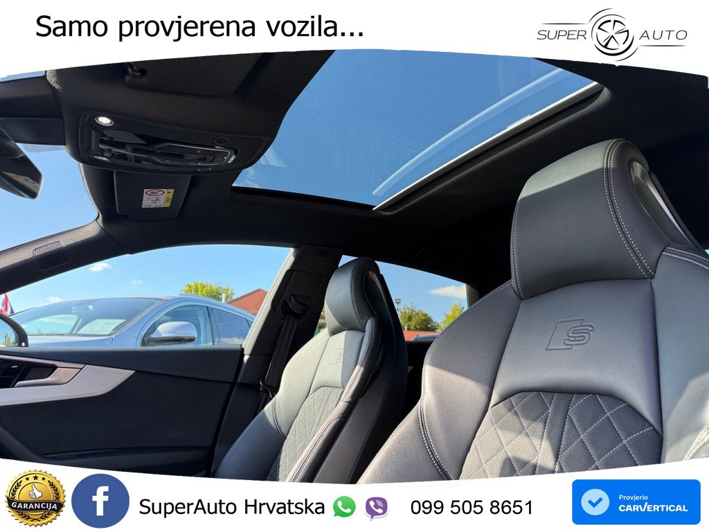 Audi A5 Sportback 45 TFSI (265 KS) quattro S tronic S line MATRIX+GR SJED+KAM