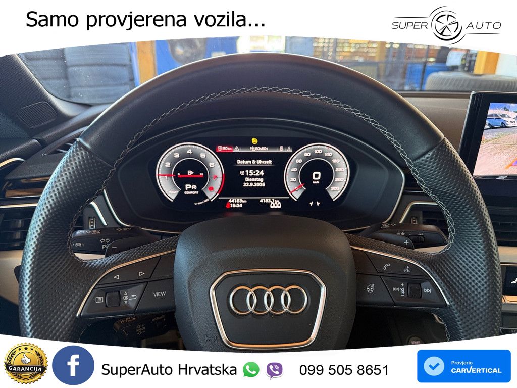 Audi A5 Sportback 45 TFSI (265 KS) quattro S tronic S line MATRIX+GR SJED+KAM