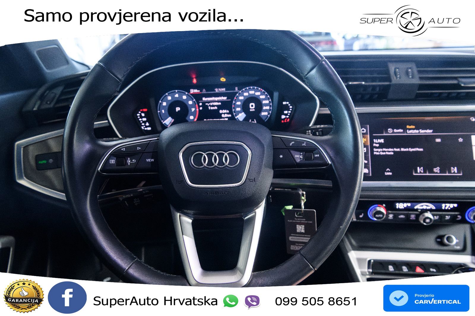 Audi Q3 35 TFSI (150 KS) S tronic advanced LED+GR SJED+ACC