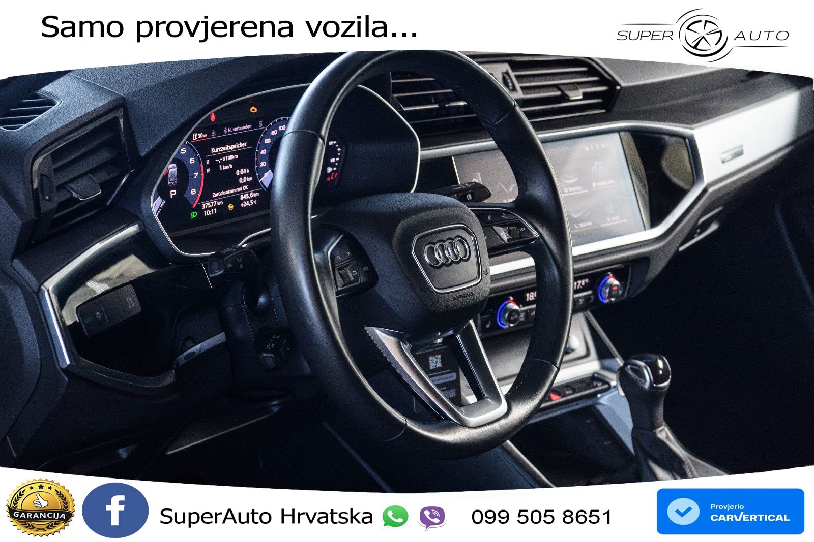 Audi Q3 35 TFSI (150 KS) S tronic advanced LED+GR SJED+ACC