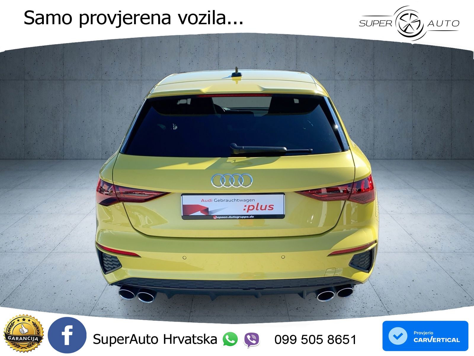 Audi S3 2.0 TFSI (310 KS) quattro S tronic LED+GR SJED+ACC