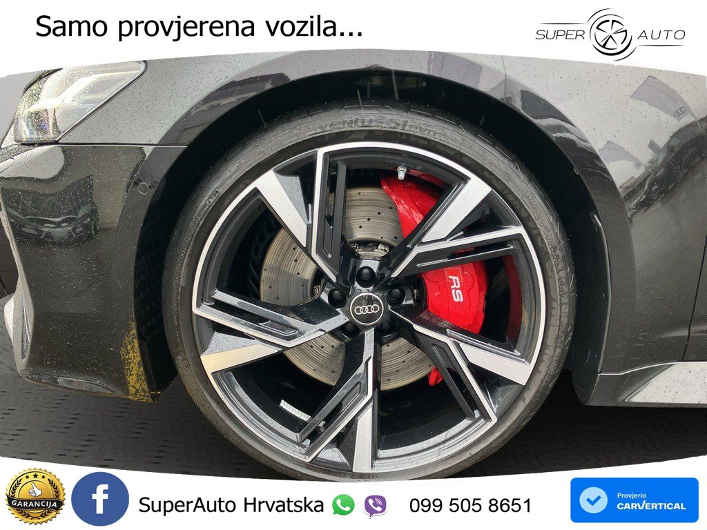 Audi RS6 Avant 4.0 TFSI V8 performance (630 KS)  quattro tiptronic Kuka ZRAČNI+ACC+4xGR SJED+KAM