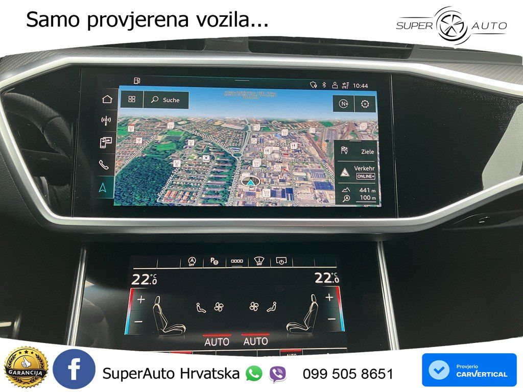 Audi RS6 Avant 4.0 TFSI V8 performance (630 KS)  quattro tiptronic Kuka ZRAČNI+ACC+4xGR SJED+KAM