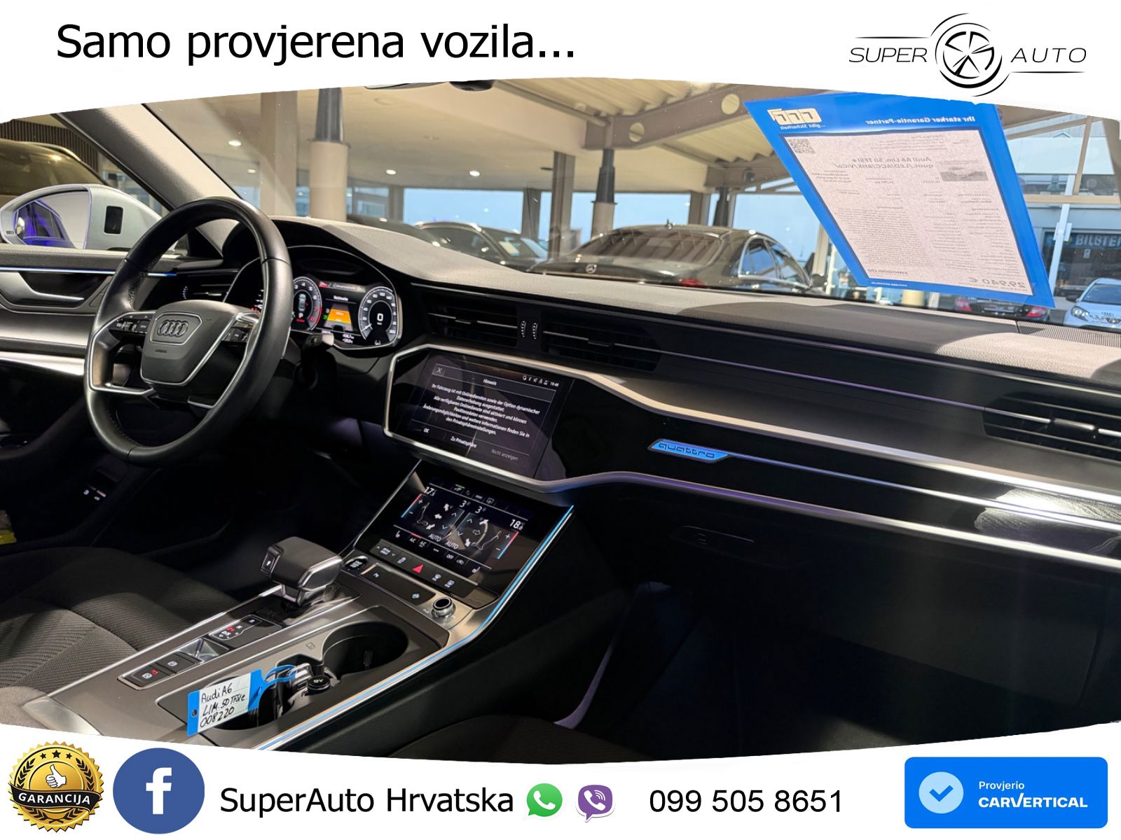 Audi A6 50 TFSIe (299 KS) quattro ultra S tronic LED+GR SJED+ACC