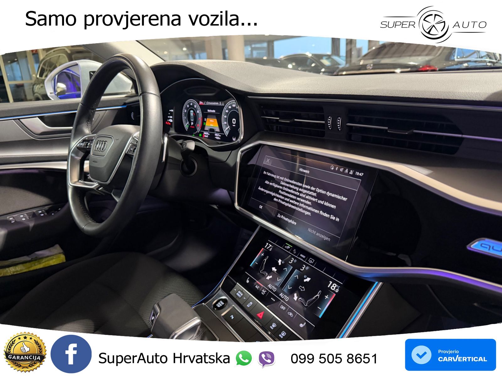 Audi A6 50 TFSIe (299 KS) quattro ultra S tronic LED+GR SJED+ACC