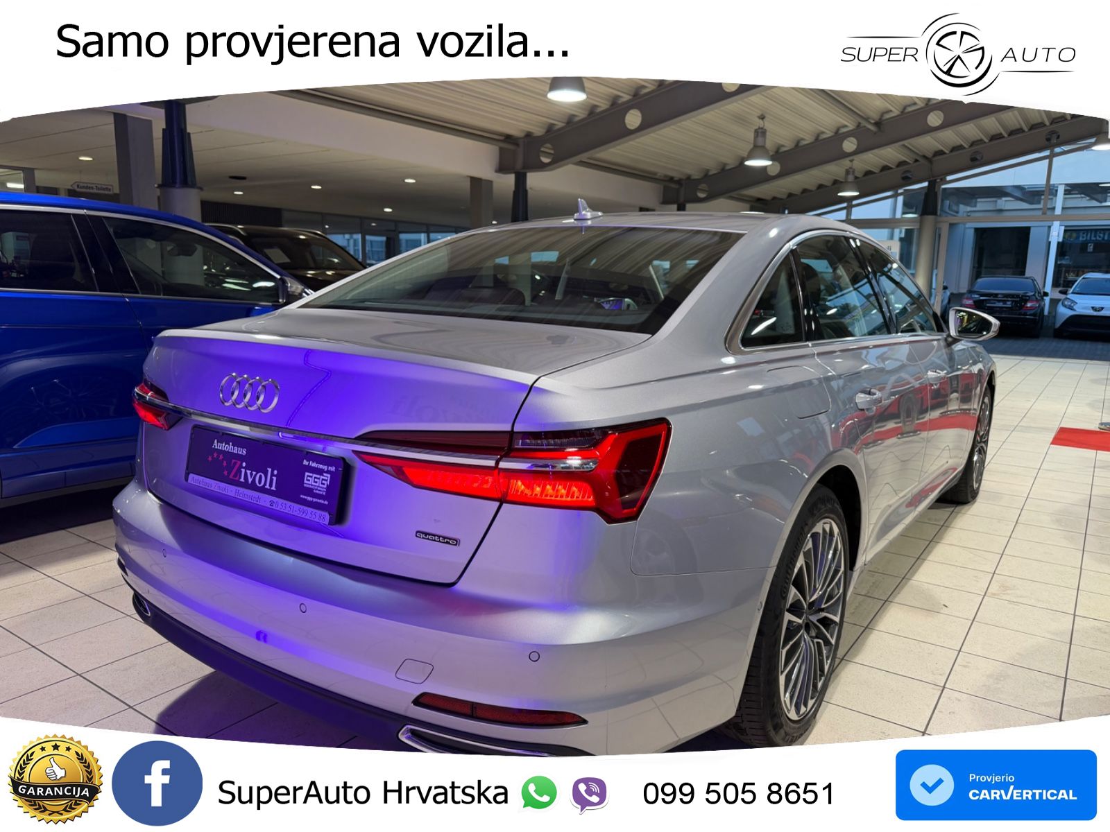 Audi A6 50 TFSIe (299 KS) quattro ultra S tronic LED+GR SJED+ACC