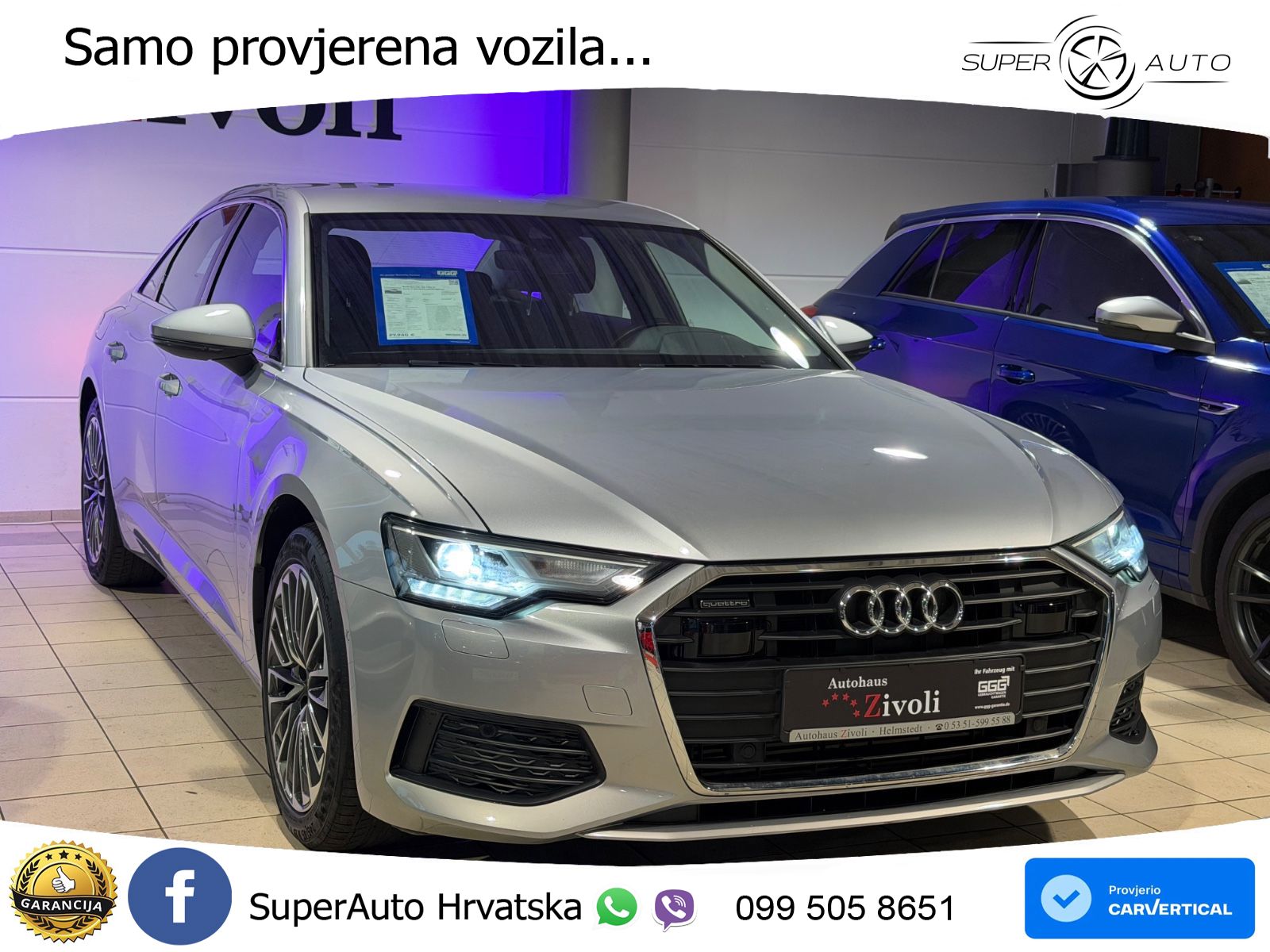 Audi A6 50 TFSIe (299 KS) quattro ultra S tronic LED+GR SJED+ACC