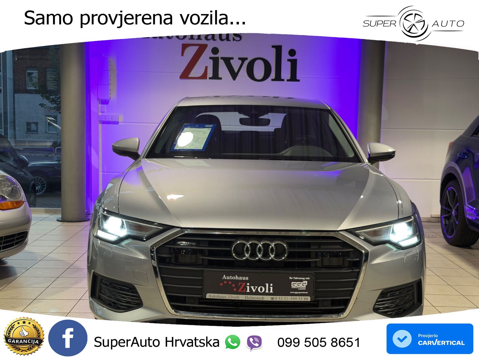Audi A6 50 TFSIe (299 KS) quattro ultra S tronic LED+GR SJED+ACC