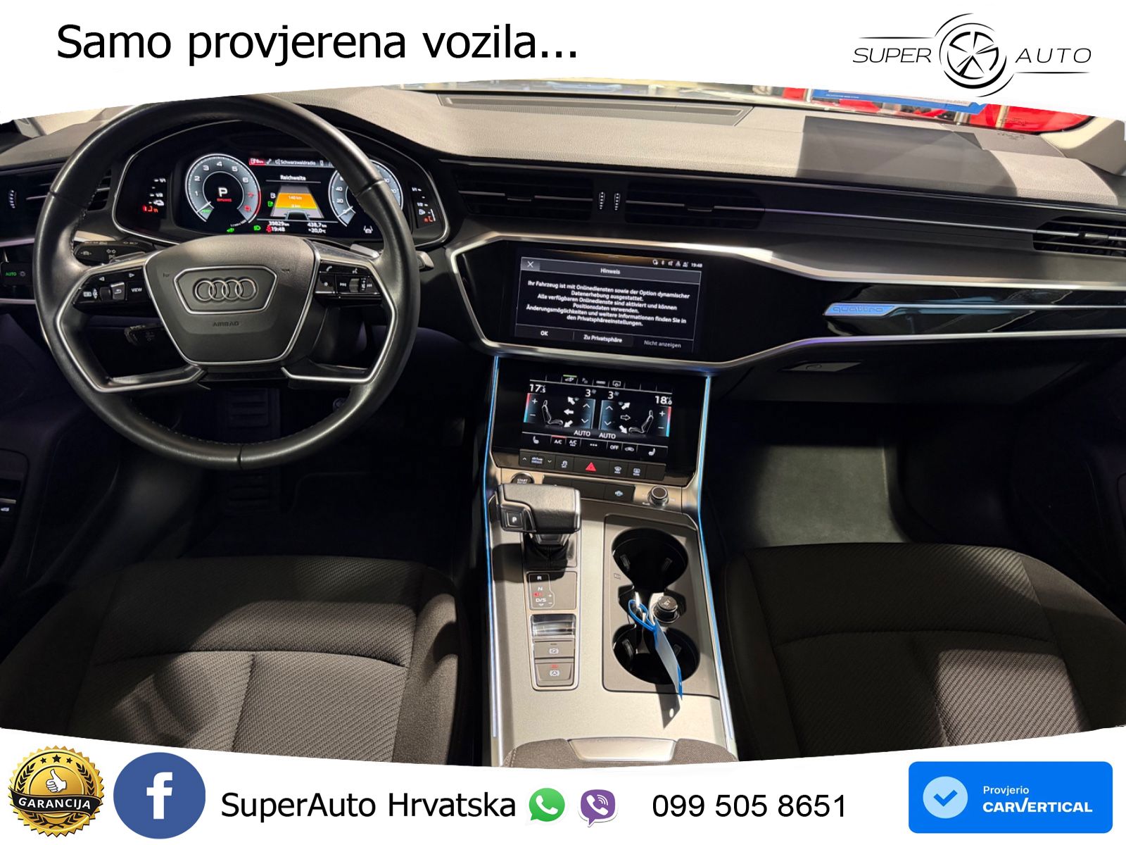 Audi A6 50 TFSIe (299 KS) quattro ultra S tronic LED+GR SJED+ACC